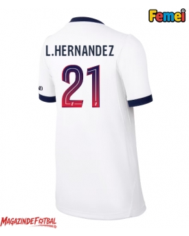 Paris Saint-Germain Lucas Hernandez #21 Tricou Fotbal Replică 2026-27 Femei Deplasare Paris Saint-Germain Lucas Hernandez #21 Tricou Fotbal Replică 2026-27 Femei Deplasare